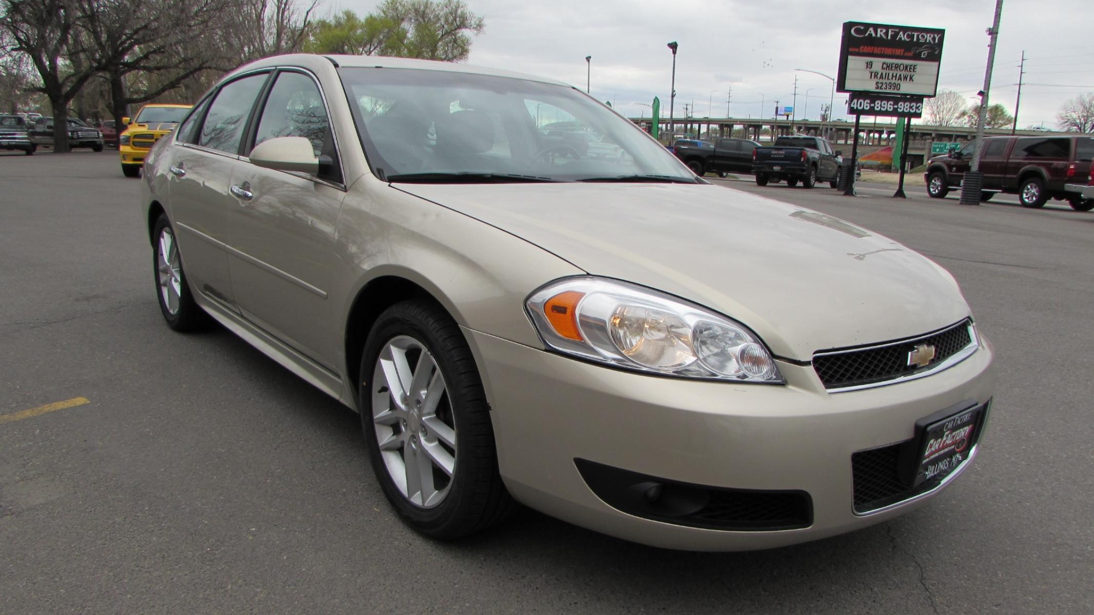2012 Beige /Black Chevrolet Impala LTZ (2G1WC5E34C1) with an V6 engine, Automatic transmission, located at 4562 State Avenue, Billings, MT, 59101, (406) 896-9833, 45.769516, -108.526772 - Local Trade In V6, Automatic, Leather, Dual Power seats, Bose sound, Air conditioning, Cruise control, brand new tires, fresh oil change ready to hit the road! Call - 4o6-896-9833 Text - 4o6-534-9134 Stop by - Car Factory - 4562 State Ave - Billings MT 591o1 - Photo #7